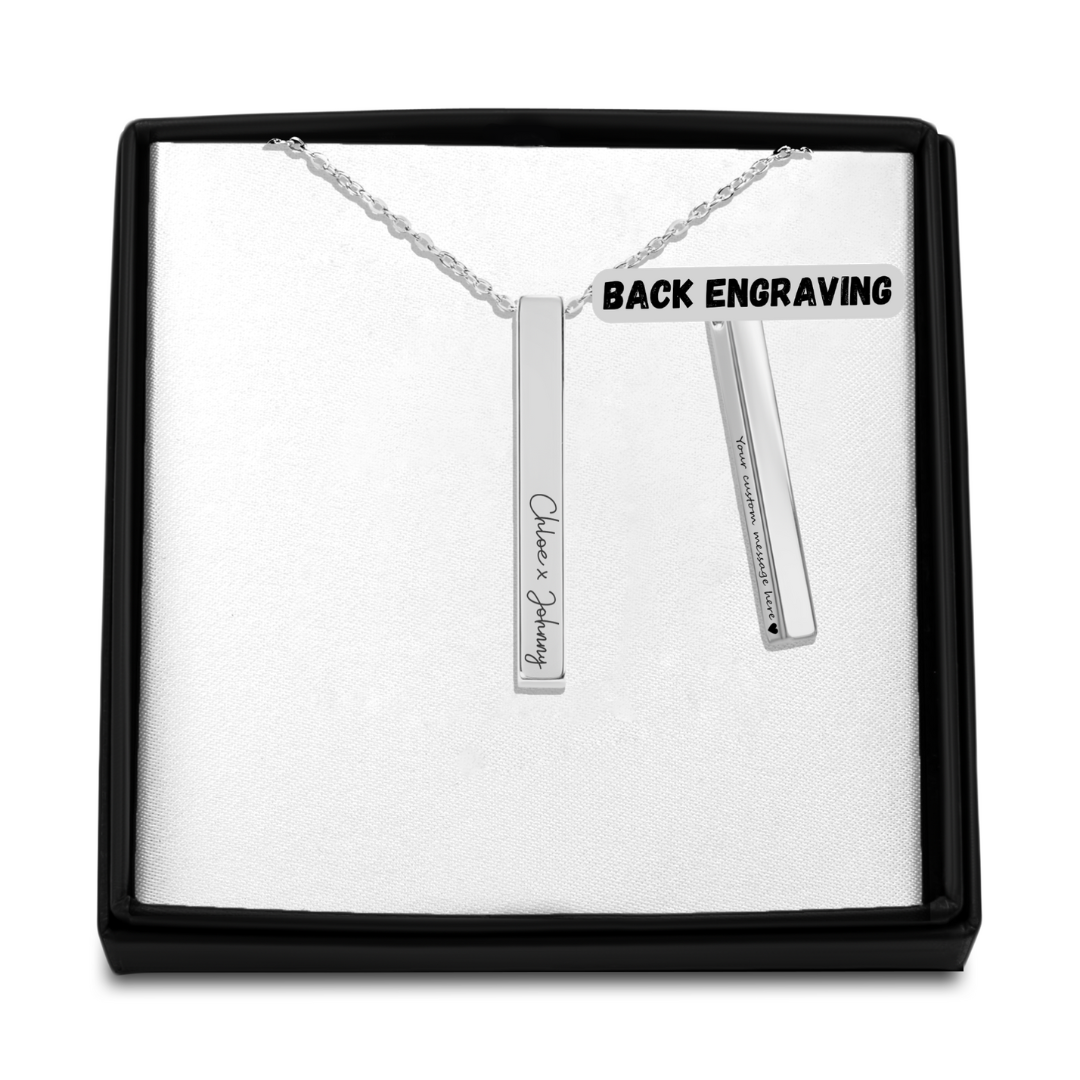 Naamketting met naam van jouw hond hanger bar