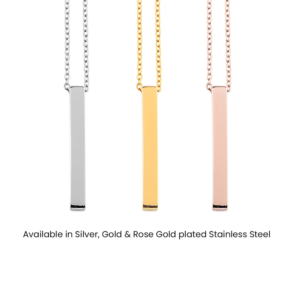 Naamketting met naam van jouw hond hanger bar