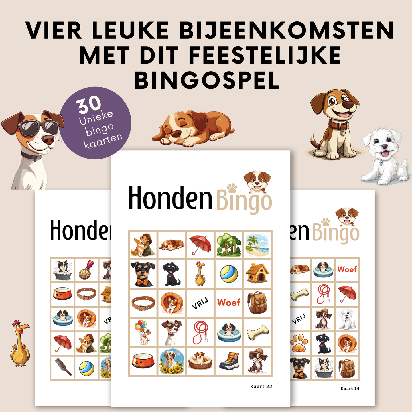Honden spelletjes online bingo spel kleur beige
