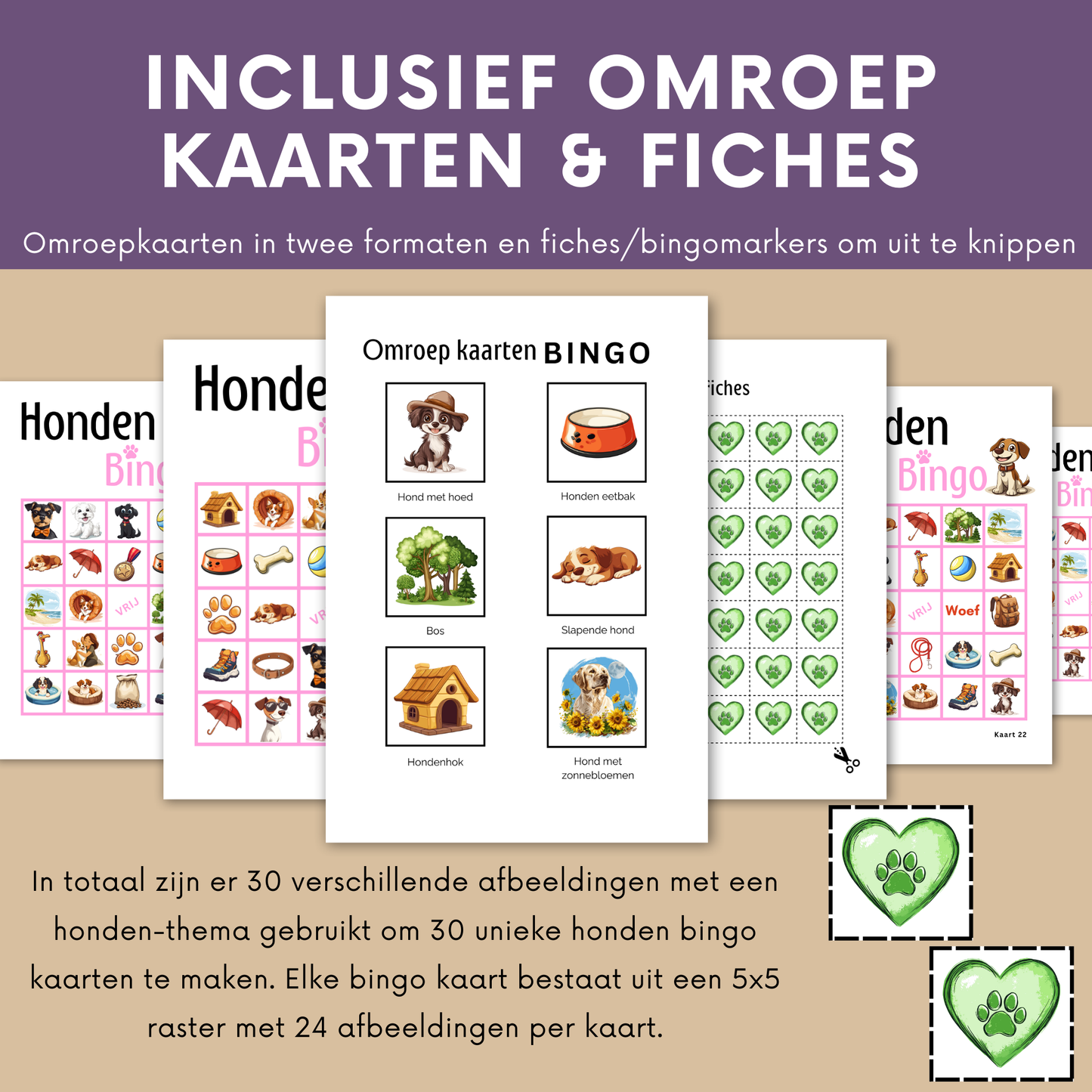 Honden spelletjes voor hondenliefhebber: honden online bingo roze