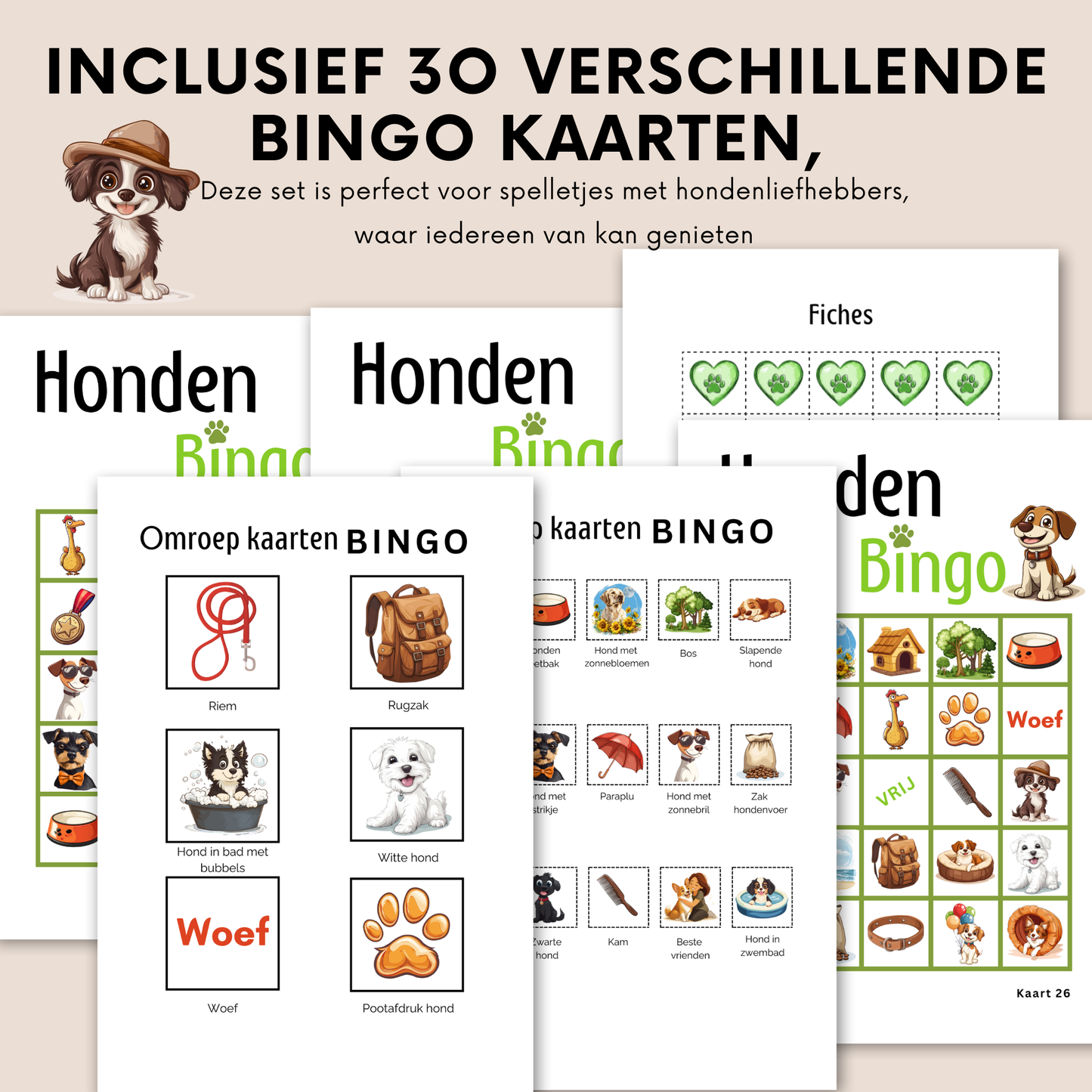 Honden spelletjes honden online bingo spel pdf kleur groen