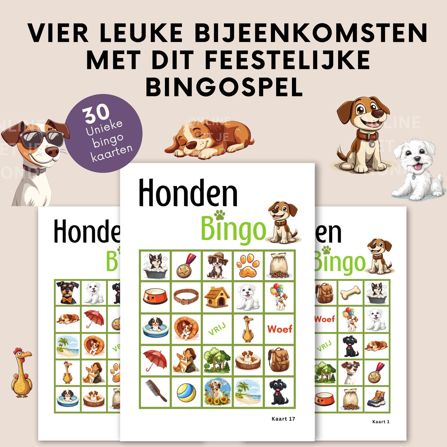 Honden spelletjes honden online bingo spel pdf kleur groen