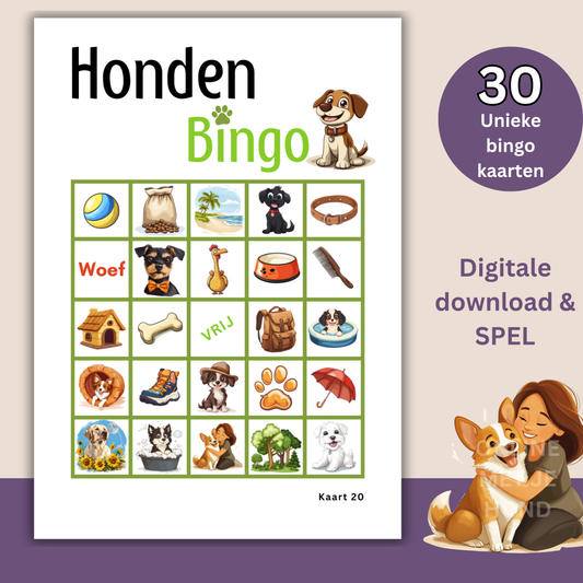 Honden spelletjes honden online bingo spel pdf kleur groen