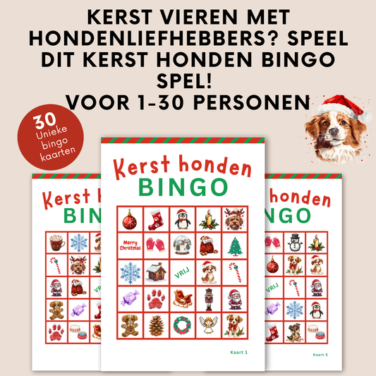 Honden Kerst online bingo spel