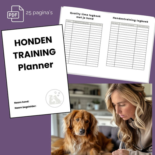 Hondentraining Planner PDF A4 (af te drukken)
